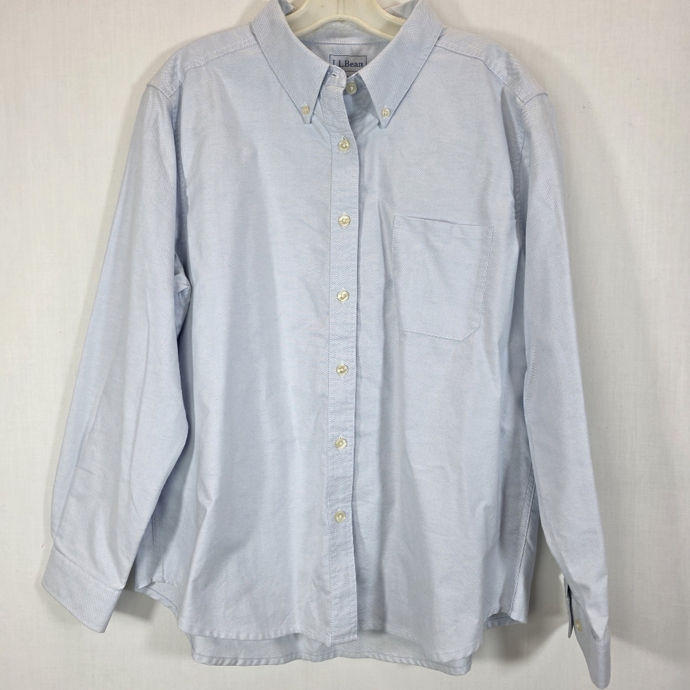 L.L. Bean Light Blue Oxford Cloth Button Down Shirt - XL Regular